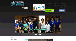 Desktop Screenshot of mandurahvolleyball.com